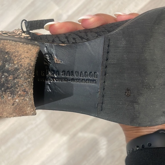 Freda Salvador Black Leather Ankle Boots - Picture 2 of 8